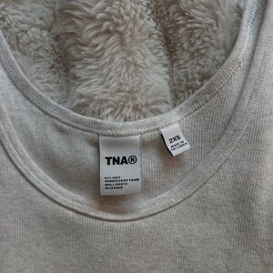 TNA Ivory Sleeveless Top